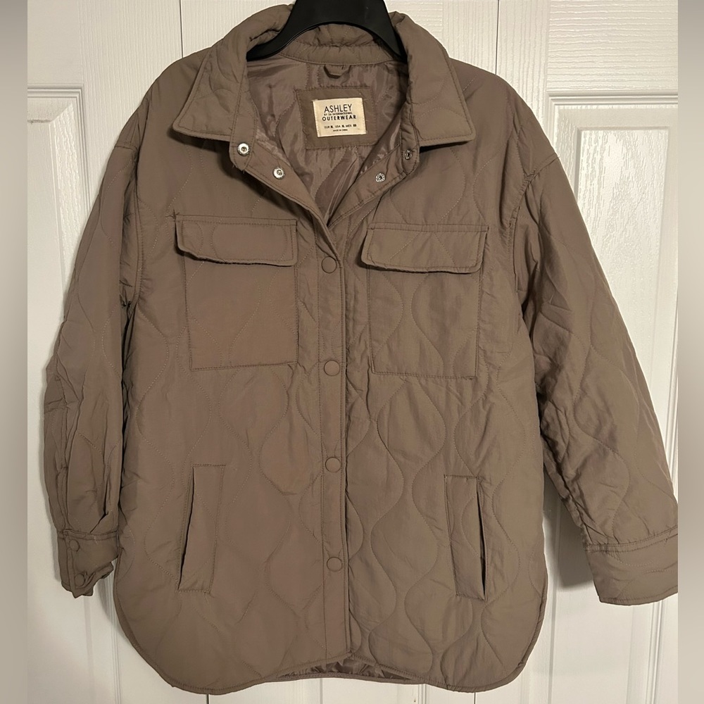 Oversized quilted jacket